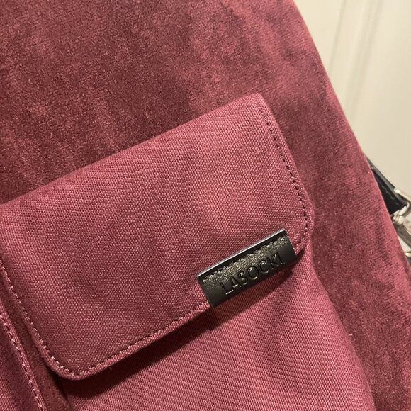 Burgundy shoulder and back backpack two style in one - Picture 5 of 5